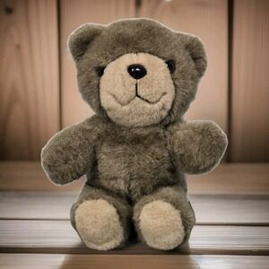 Vintage 1983 Trudy  Teddy Bear 10" Stuffed Plush Brown‎ Animal Toy